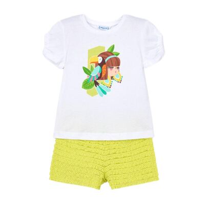 Mayoral Kız Çocuk Şort Takım SS2503211 - 3