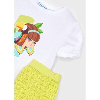 Mayoral Kız Çocuk Şort Takım SS2503211 - 4