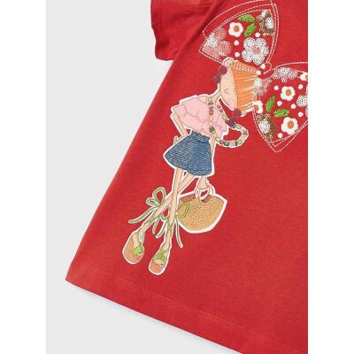Mayoral Kız Çocuk T-shirt SS2403091 - 5