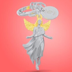 Metalmorphose Burç Koleksiyonu Başak Anahtarlık / Çanta Aksesuarı - 3