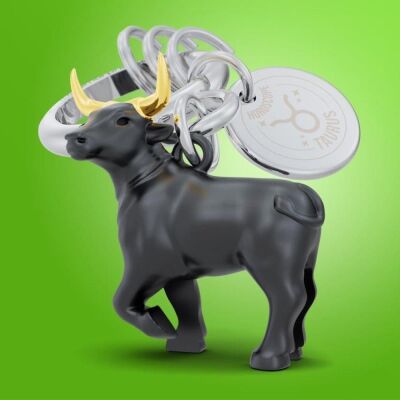 Metalmorphose Burç Koleksiyonu Boğa Anahtarlık Çanta Aksesuarı - 4