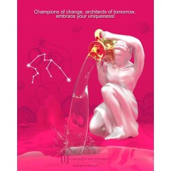 Metalmorphose Burç Koleksiyonu Kova Anahtarlık / Çanta Aksesuarı - 2