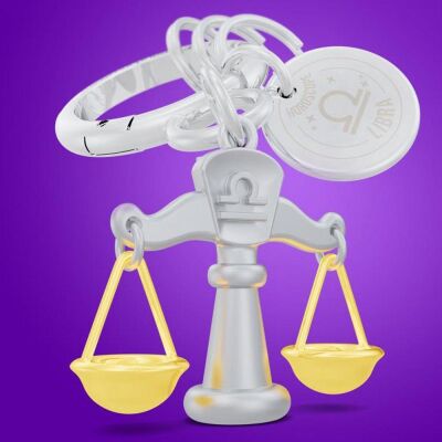 Metalmorphose Burç Koleksiyonu Terazi Anahtarlık / Çanta Aksesuarı - 2