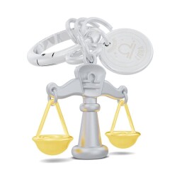 Metalmorphose Burç Koleksiyonu Terazi Anahtarlık / Çanta Aksesuarı - 3