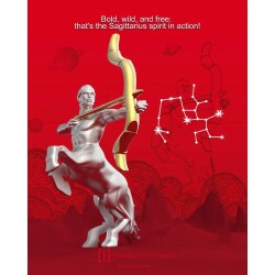 Metalmorphose Burç Koleksiyonu Yay Anahtarlık / Çanta Aksesuarı - 4