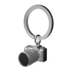 Metalmorphose Fotoğraf Kamerası Anahtarlık Gri