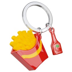 Metalmorphose French Fries ve Ketçup Anahtarlık - 1