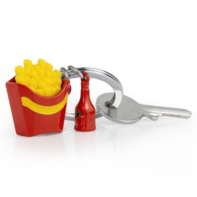 Metalmorphose French Fries ve Ketçup Anahtarlık - 2