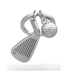 Metalmorphose Golf Anahtarlık Gümüş