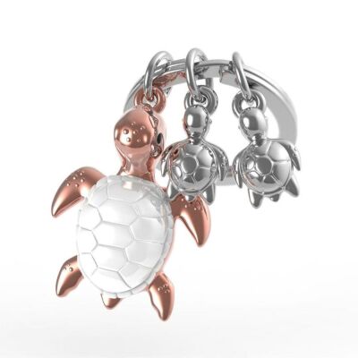 Metalmorphose Kaplumbağa Ailesi Anahtarlık - 1