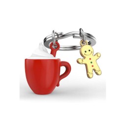 Metalmorphose Köpüklü Fincan ve Gingerbread Anahtarlık - Metalmorphose