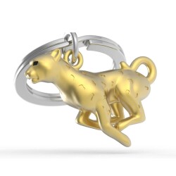 Metalmorphose Leopar Anahtarlık Altın