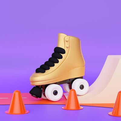 Metalmorphose Roller Skate Anahtarlık - 4