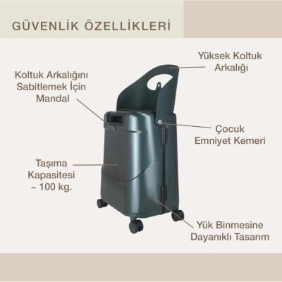 MiaMily Carry On Kabin Boy Valiz Forest Green - 5