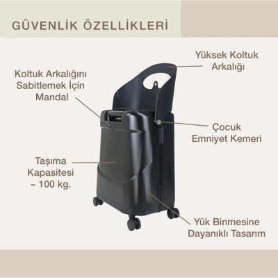 MiaMily Carry On Kabin Boy Valiz Midnight Black - 6