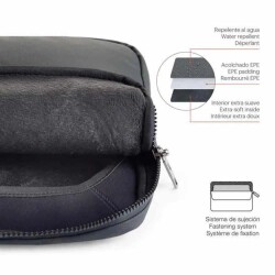 Miquelrius 15.6 İnç Laptop Sırt Çantası Siyah - 3