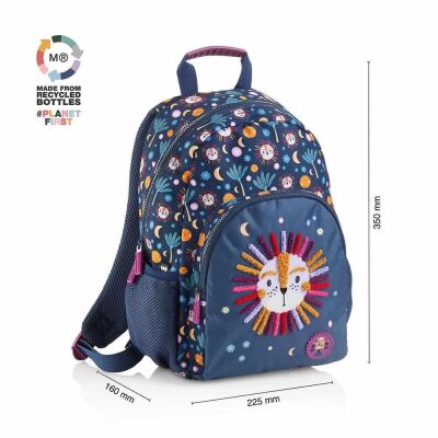 Miquelrius Anaokulu Çantası London Aslan İşlemeli Recycled - 2