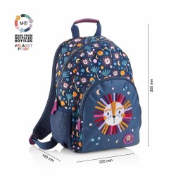 Miquelrius Anaokulu Çantası London Aslan İşlemeli Recycled - 2