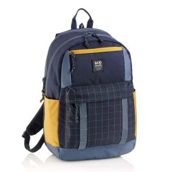 Miquelrius Çanta Amsterdam Rider Siyah Sarı Recycled - Miquelrius