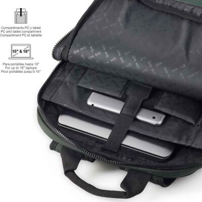Miquelrius Küçük Laptop Sırt Çantası Yeşil - 2