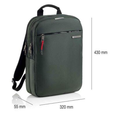 Miquelrius Küçük Laptop Sırt Çantası Yeşil - 5