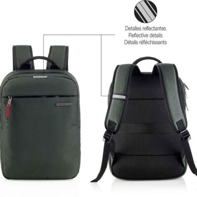 Miquelrius Küçük Laptop Sırt Çantası Yeşil - 6