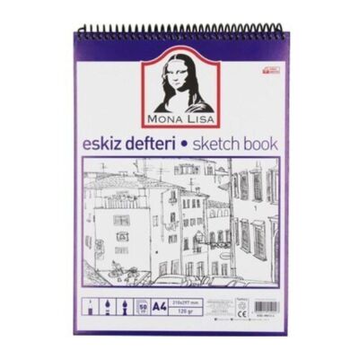 Monalisa Eskiz Defteri A4 120 Gr 50 Yaprak Spiralli - 1