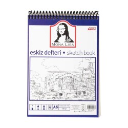 Monalisa Eskiz Defteri A5 120 Gr 50 Yaprak Spiralli - Mona Lisa