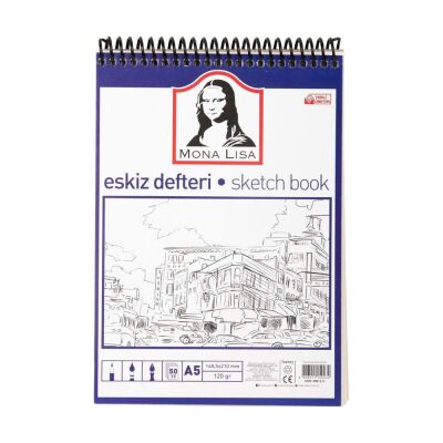 Monalisa Eskiz Defteri A5 120 Gr 50 Yaprak Spiralli - 1