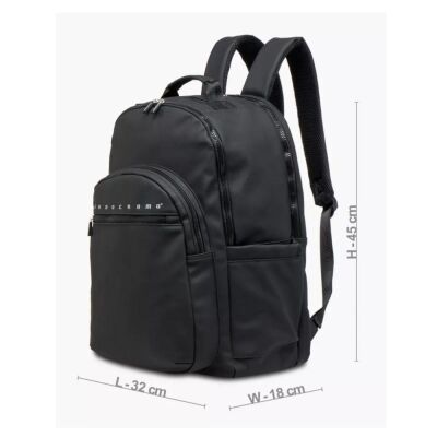 Monocromo Pu Büyük Sırt Çantası Siyah - 2