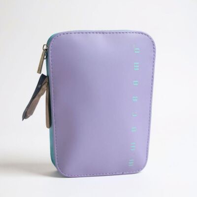 Monocromo Üç Katlı Pu Dolu Kalem Kutusu Mor - 2