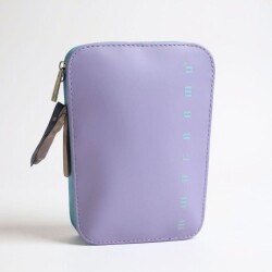 Monocromo Üç Katlı Pu Dolu Kalem Kutusu Mor - 2