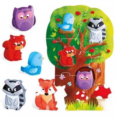 Montessori First Puzzle The Forest (2-4 Yaş) - 1