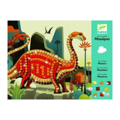 Mozaik Yapıştırma Dinosaurs