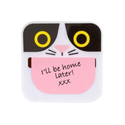 Mustard Crazy Cat Yapışkan Not Kağıdı - Mustard