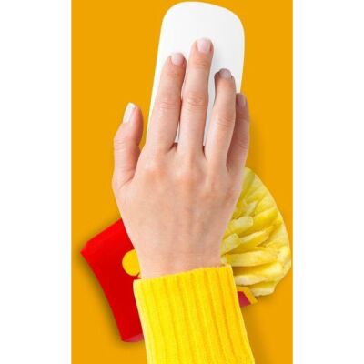 Mustard Fries Mouse Silikon Bilek Desteği - 3