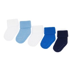 Newborn 5'li Paket Organik Pamuk Bebek Çorap - 5