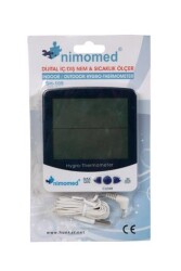 Nimomed Dijital İç Dış Nem ve Sıcaklık Ölçer - Nimomed