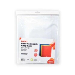 Noki Hazır Yapışkanlı Kitap Kabı 10 Lu Şeffaf - 1