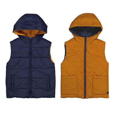 Nukutavake Erkek Çocuk Çift Taraflı Yelek AW2407397 - 5