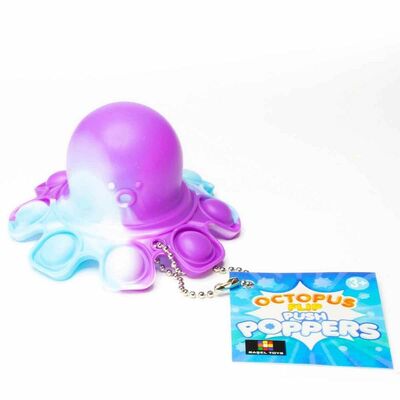 Octopus Flip Push Poppers Stres Oyuncağı Fidget