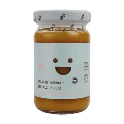 Og Natural Organik Hurmalı Şeftali Püresi 105 gr - 1