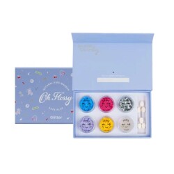 Oh Flossy Çocuk Doğal Simli Makyaj Seti Disco - Oh Flossy