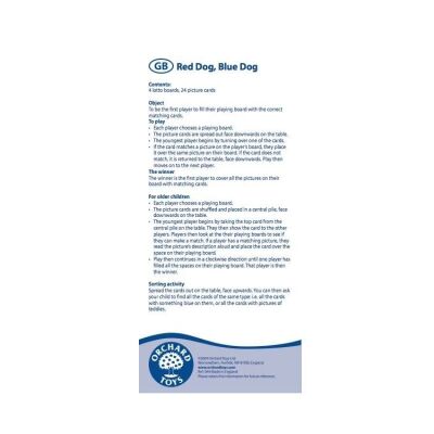 Orchard Toys Kırmızı Köpek Mavi Köpek Kart Oyunu 2 Yaş Üzeri - 3