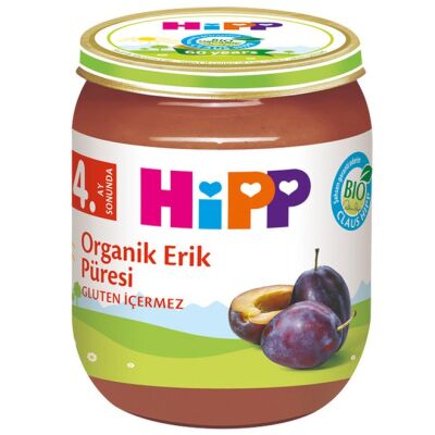 Organik Kavanoz Maması Erik Püresi 125 Gr - 1