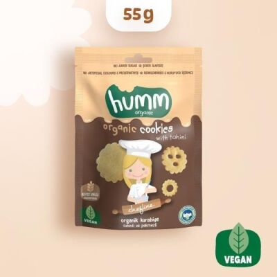 Organik Kurabiye Tahinli ve Pekmezli 55 gr - 1