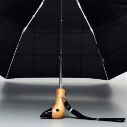Original Duckhead Duck Kompakt Şemsiye Black Grid - 5