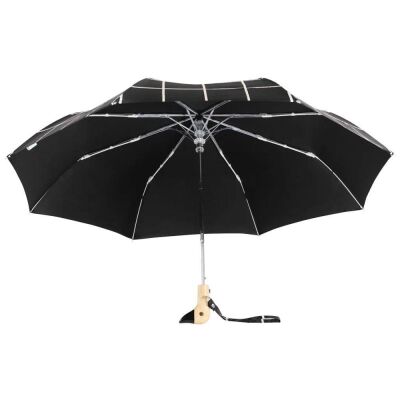 Original Duckhead Duck Kompakt Şemsiye Black Grid - 6