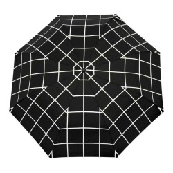 Original Duckhead Duck Kompakt Şemsiye Black Grid - 2