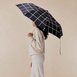Original Duckhead Duck Kompakt Şemsiye Black Grid - 3
